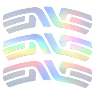ENVE SES Wheel Sticker, Laser Dazzle Rainbow color for Road Bike Bicycle Cycling Decals