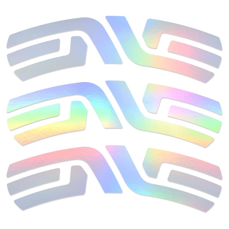 ENVE SES Wheel Sticker, Laser Dazzle Rainbow color for Road Bike Bicycle Cycling Decals