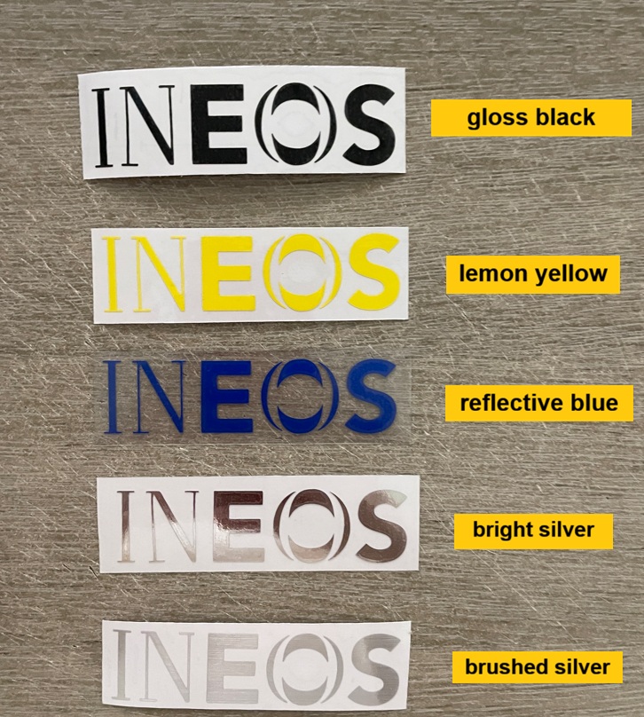 2pcs INEOS Sticker for pinarello f12 Frame Hub of Bike Bicycle Cycling Race Decal - Image 4