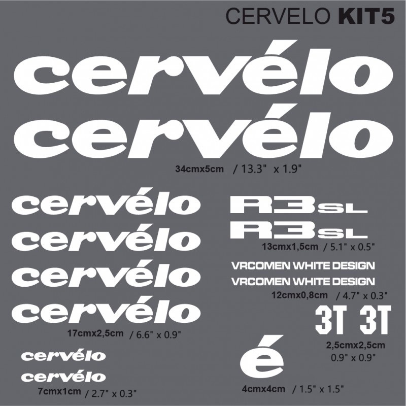 Frame Sticker for Cervelo R3 SL 3T MTB Road Bike Bicycle Cycling Vinyl Decals - Image 3