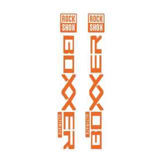 2024 ROCKSHOX BOXXER Ult Fork Sticker for MTB Cycling Decals ( clear bottom)