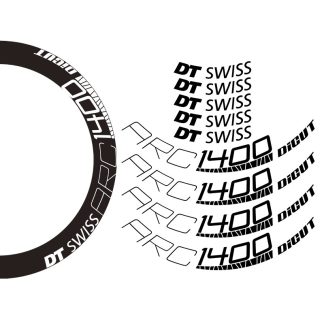 DT SWISS ARC 1400 DICUT Wheel Sticker for Road Bike Bicycle Cycling Decals