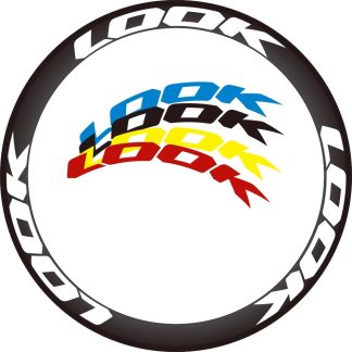 Two Wheel Sticker Set for LOOK Road Bike Carbon Bicycle Cycling Decals