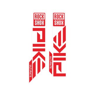 2024 ROCKSHOX PIKE Ult Fork Sticker for MTB Cycling Decals ( clear bottom)