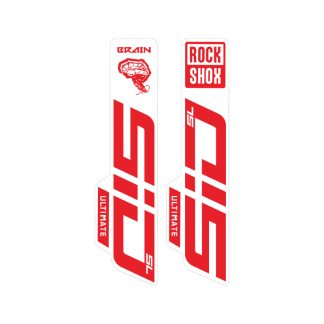 2024 ROCKSHOX SID brain Fork Sticker for Bicycle Cycling Decals ( clear bottom)
