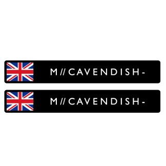 2PCS Mark Cavendish Sticker Custom Flag Name for Bike Bicycle Frame Cycling Decals