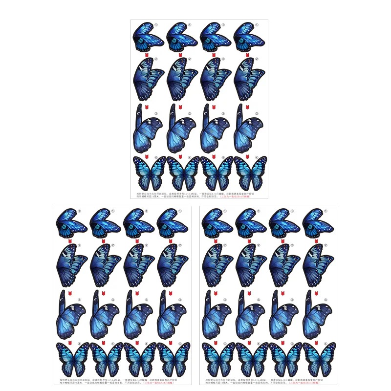 Butterfly Sticker for MTB Road Bike Wheel Decals Bike Bicycle Rim Cycling Accessories - Image 4