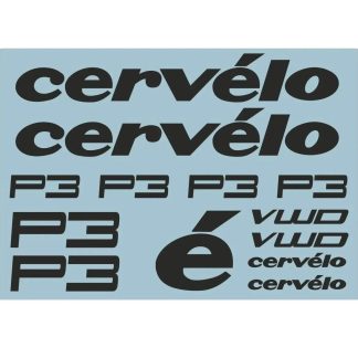 Cervelo P3 Bike Bicycle Frame Decals Stickers Graphic Adhesive Set Vinyl