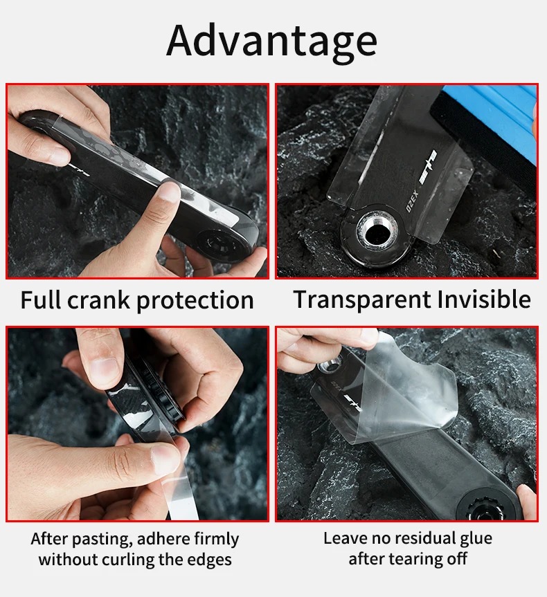xxe Crank Protective Film Road Bike Special Crank Guards Anti-collision Bicycle Crank Sticker - Image 9