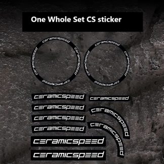 One Whole set ceramicspeed CS Sticker for Bottom Bracket BB Frame Bike Bicycle Decals