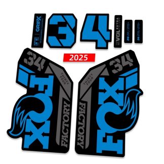 2025 FOX 34 factory GRIP X Fork Sticker for MTB Bike Bicycle Cycling Decals