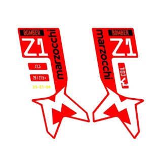2025 Marzocchi Bomber Z1 Fork Sticker for MTB Bike Bicycle Cycling Decals