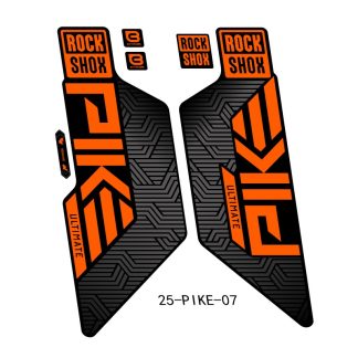 2025 PIKE Ultimate Flight Attendant Fork Sticker for MTB Bike Bicycle Decals