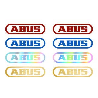 6pcs ABUS Sticker for Helmet Frame Road Bike Mountain Bike Bicycle Cycling Decals