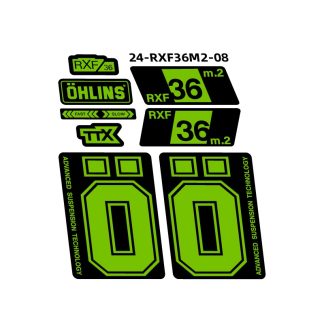 2024 Ohlins RXF36 M.2 Fork Sticker MTB Mountain Bike Bicycle Decals