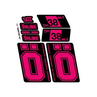 2024 Ohlins DH38 M.1 Fork Sticker MTB Mountain Bike Bicycle Cycling Decals