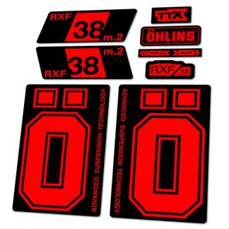 2024 Ohlins RXF38 M.2 Fork Sticker MTB Mountain Bike Bicycle Cycling Decals