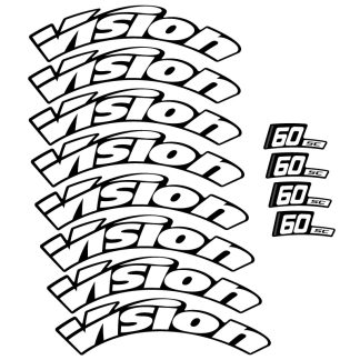 Two Wheel Sticker for vision SC60 Disc Road Bike Bicycle Cycling Decals standard style