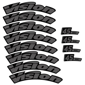 Two Wheel Sticker for vision SC45 Disc Road Bike Bicycle Cycling Decals standard style