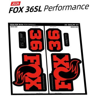 2026 FOX 36 SL Performance Fork Sticker for Mountain Bike Bicycle Decals
