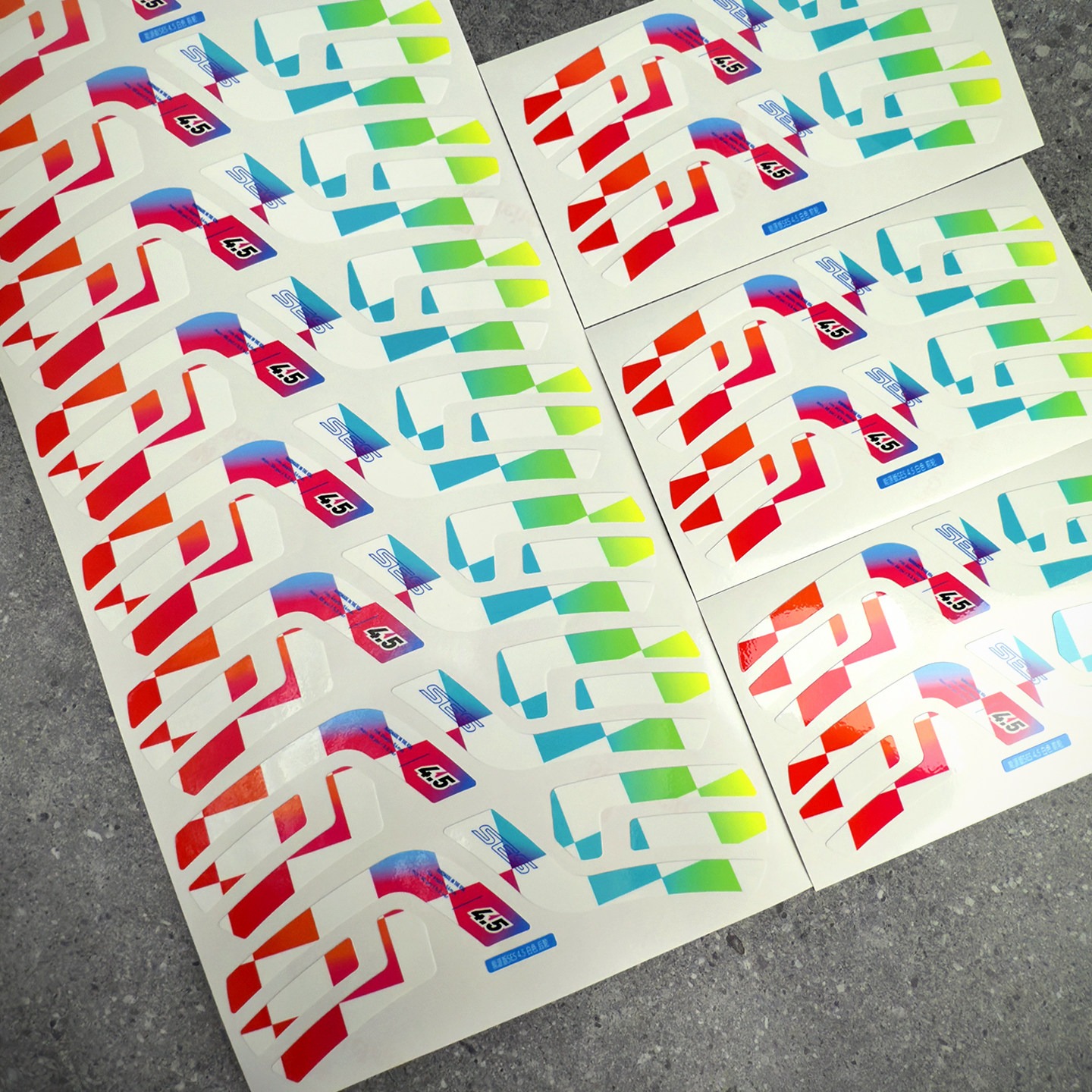 2025 Team Total Energies ENVE SES 2.3 / 3.4 / 4.5 /5.6/ 6.7, 40/50/60mm Wheel Sticker Road Bike Decals - Image 2