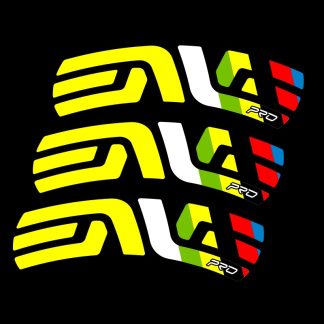 2025 TDF Pogacar PRO yellow shirt ENVE SES 2.3 / 3.4 / 4.5 / 5.6 / 6.7, 40/50/60mm Wheel Sticker Road Bike Decals