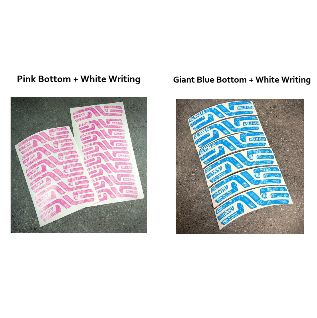 2024 GIRO Pink Italia Pogačar ENVE SES 2.3/3.4/4.5/5.6/6.7, 40/50/60mm Wheel Sticker Road Bike Decals - Image 2