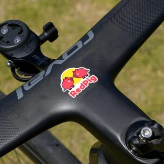 1pcs RED PIG Sticker for Helmet Hub Tube Frame Bike Bicycle Motorcycle Decals