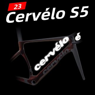 2023 - 2025 Cervelo S5 Frame Sticker Road Bike Bicycle Decals 5pcs