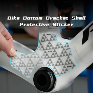 Bike Bottom Bracket Shell Protect Film Bicycle Paster Scratch-Resistant Sticker 3D Diamond pattern