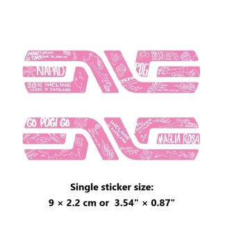 2pcs GIRO Italia Tadej Pogačar ENVE SES Sticker for Handlebar Frame Helmet Bike Bicycle Decals