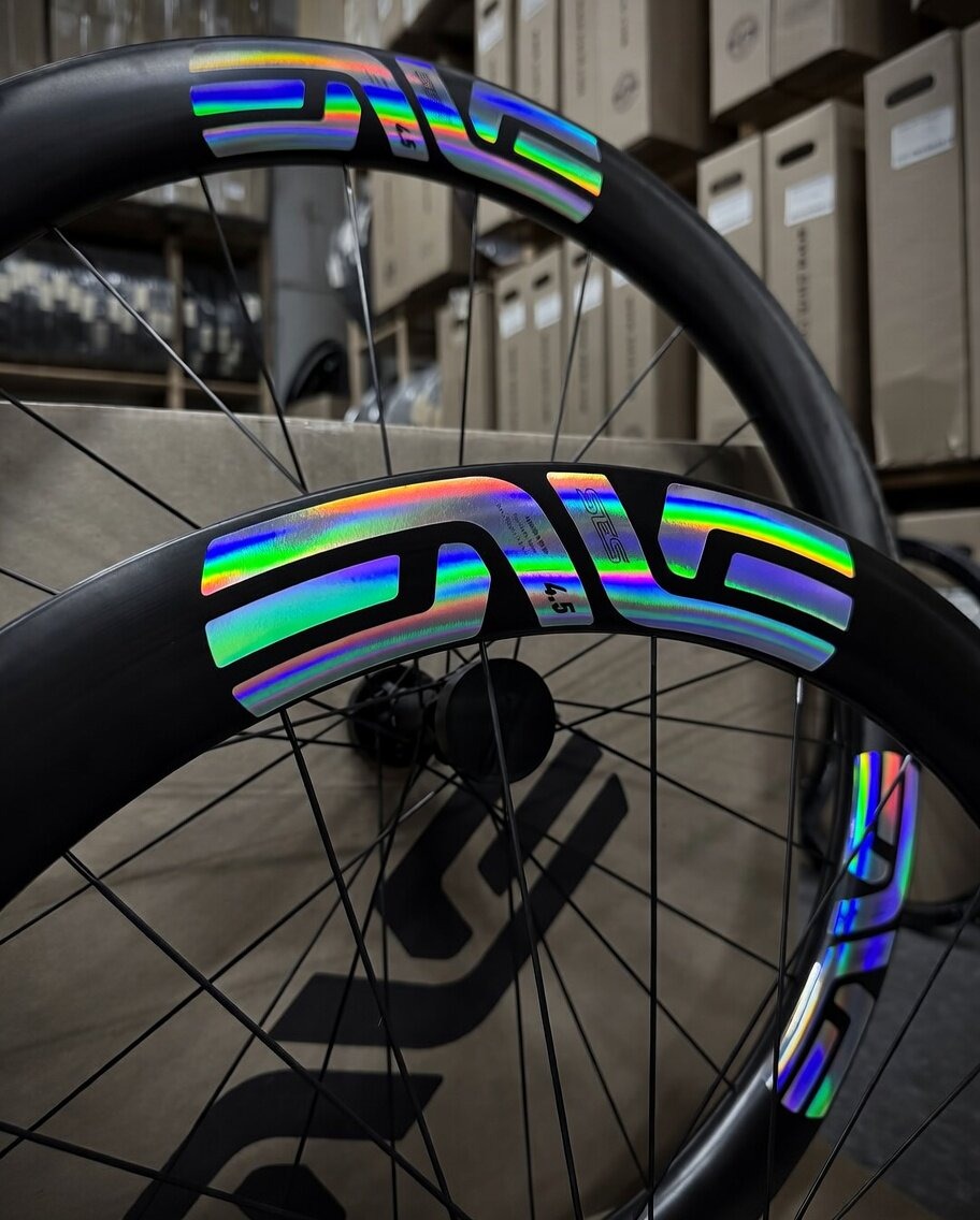 Laser Holographic color, ENVE SES 2.3 / 3.4 / 4.5 / 5.6 / 6.7, 40/50/60/65mm Wheel Sticker Road Bike Decals - Image 6