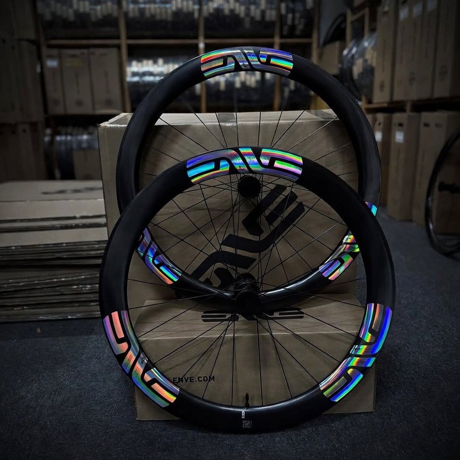 Laser Holographic color, ENVE SES 2.3 / 3.4 / 4.5 / 5.6 / 6.7, 40/50/60/65mm Wheel Sticker Road Bike Decals - Image 5
