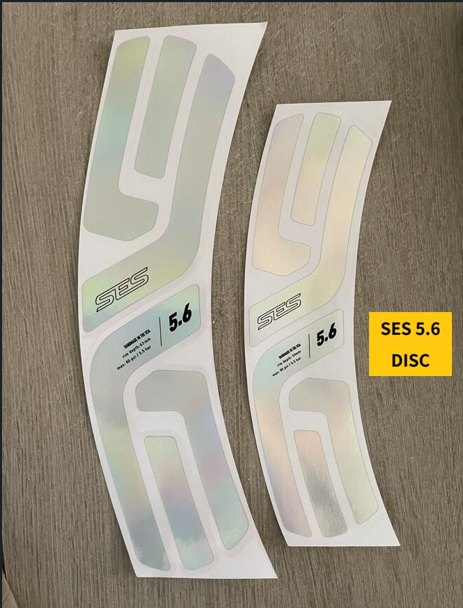 Laser Holographic color, ENVE SES 2.3 / 3.4 / 4.5 / 5.6 / 6.7, 40/50/60/65mm Wheel Sticker Road Bike Decals - Image 7