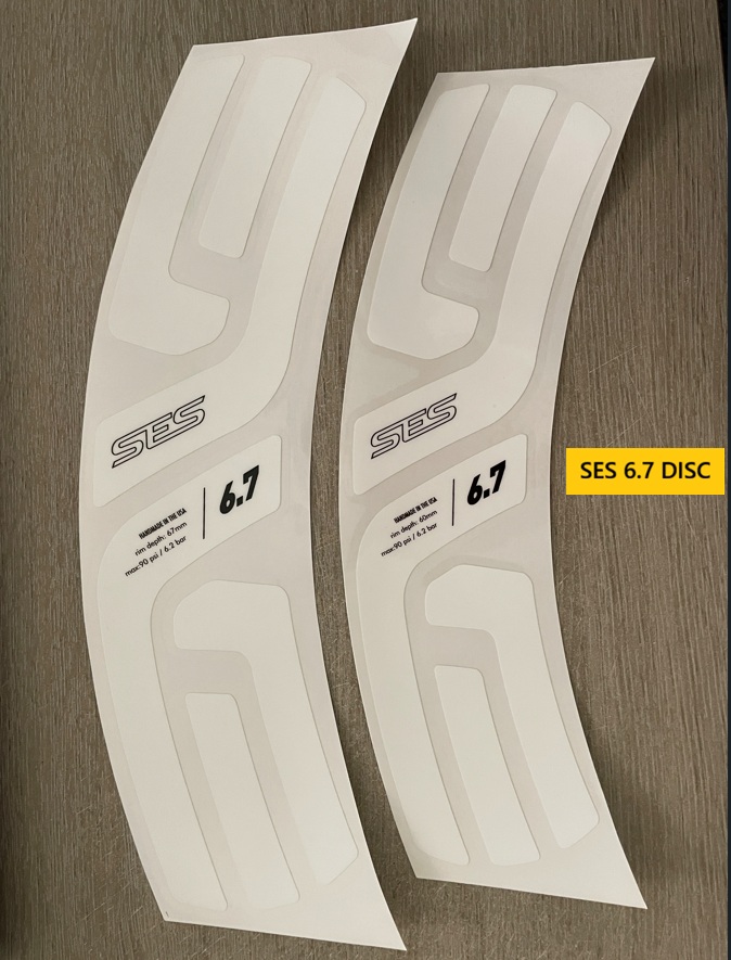 Classic White, ENVE SES 2.3 / 3.4 / 4.5 / 5.6 / 6.7, 40/50/60/65mm Wheel Sticker Road Bike Decals - Image 4