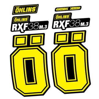 2025 Ohlins RXF38 M.3 Fork Sticker Mountain Bike Bicycle Cycling Decals