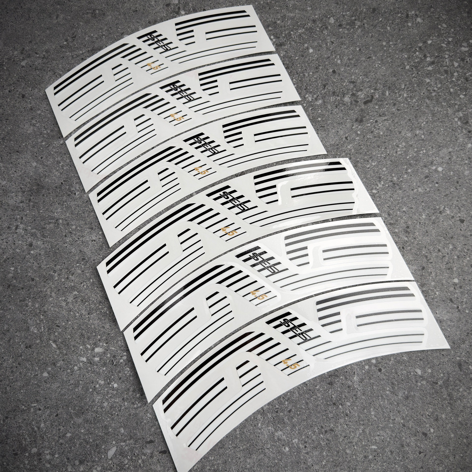 PNS ENVE SES 3.4 / 4.5 / 5.6 / 6.7, 40/50/60/65mm Wheel Sticker Road Bike Decals - Image 3