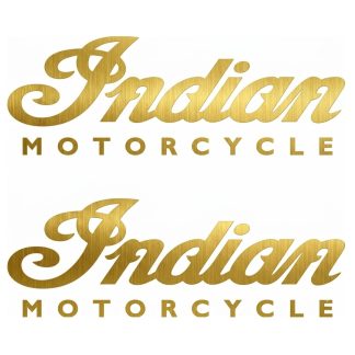 INDIAN MOTORCYCLE Vinyl Sticker Decal 8.4" x 2.9"  Adhesive Set  2Pcs