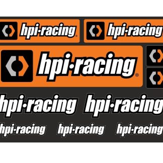HPI Racing Decal Set Quality Sticker Vinyl Graphic Logo Adhesive Kit 10 Pcs